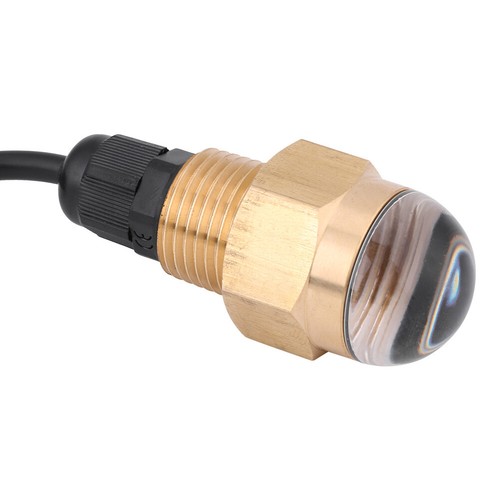 New Marine Boat 12V Brass Glass Blue LED Underwater Light Lamp Drain Plug1/2' - Bild 1 von 12