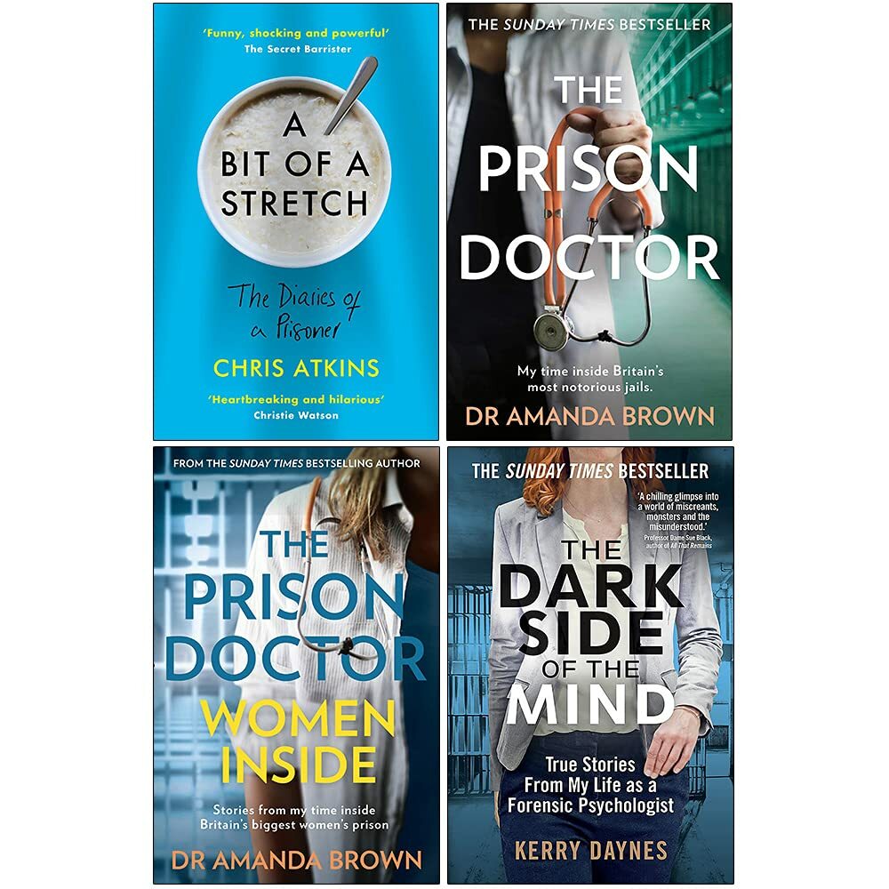 A Bit of a Stretch,PRISON DOCTOR,Women Inside,Dark Side 4 Books Collection Set