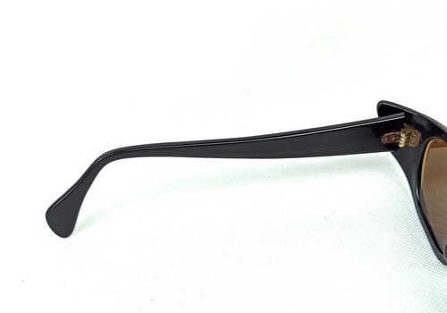 ELEGANT PARTY SUNGLASSES VINTAGE BLOODY RED ACETATE FRAME UNISEX 1950S FRANCE - Picture 13 of 18