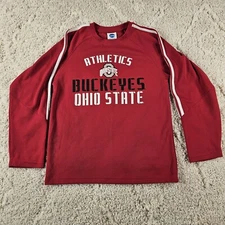 Ahletics Buckeyes Ohio State Long Sleeve T-Shirt NCAA Outerstuff Size XL Red