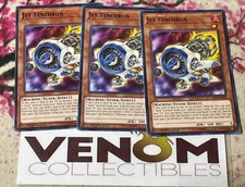 3x (M/NM) - Jet Synchron - LED6-EN030 - Common - 1st Edition YuGiOh