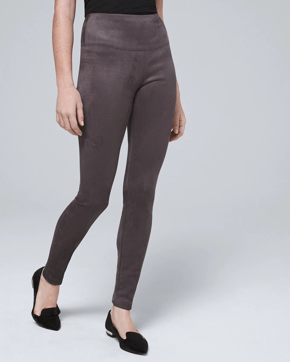 Vegan-Suede WHBM Runway Leggings