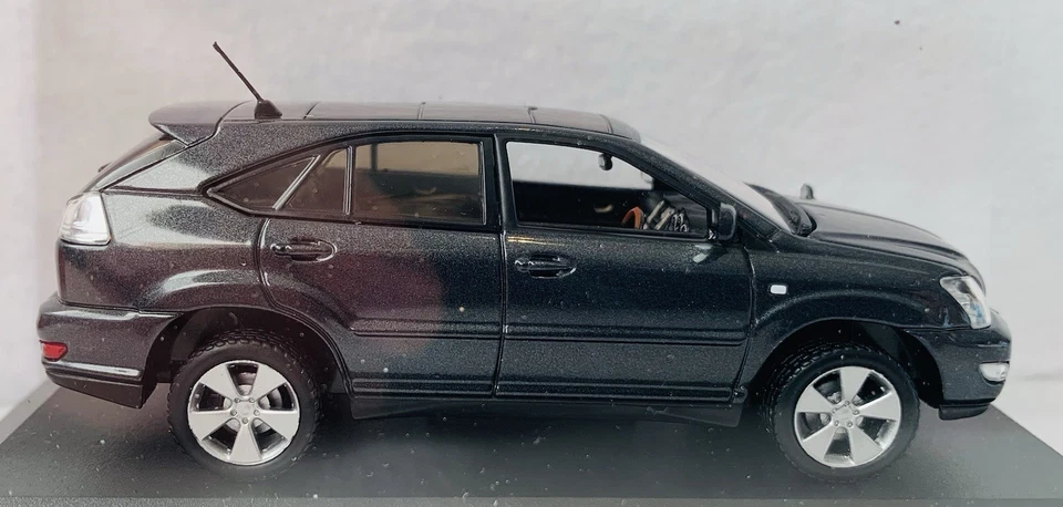Colección Kyosho J, 1/43 Toyota Harrier Airs, 1 de 1200, gris oscuro mica, L nuevo Foto 4 de 4