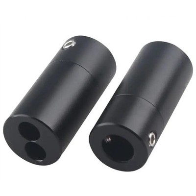 Eleganter zuverlässiger schwarzer Y-Splitter für Cinch-Stecker für einfache V