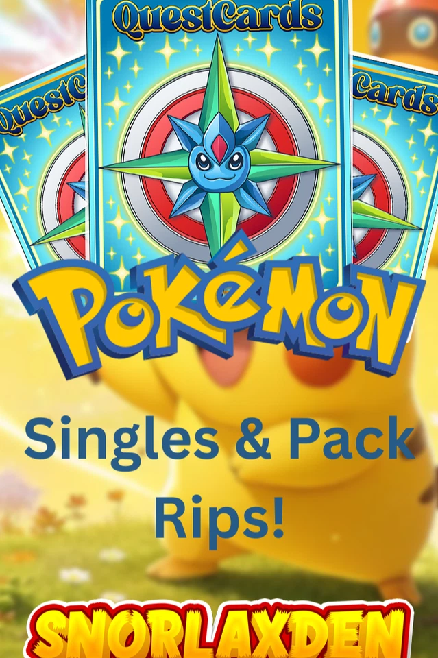 99p Starts - POKEMON SINGLES & PACK RIPS