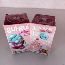 Gui Gui Mini Gloss Slime Creation Kit Keychain Charm ,New, Lot of 2 