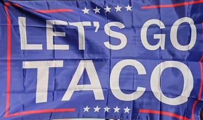   Let s Go TACO Double Sided House Outdoor Yard Banner Flag 3 X5