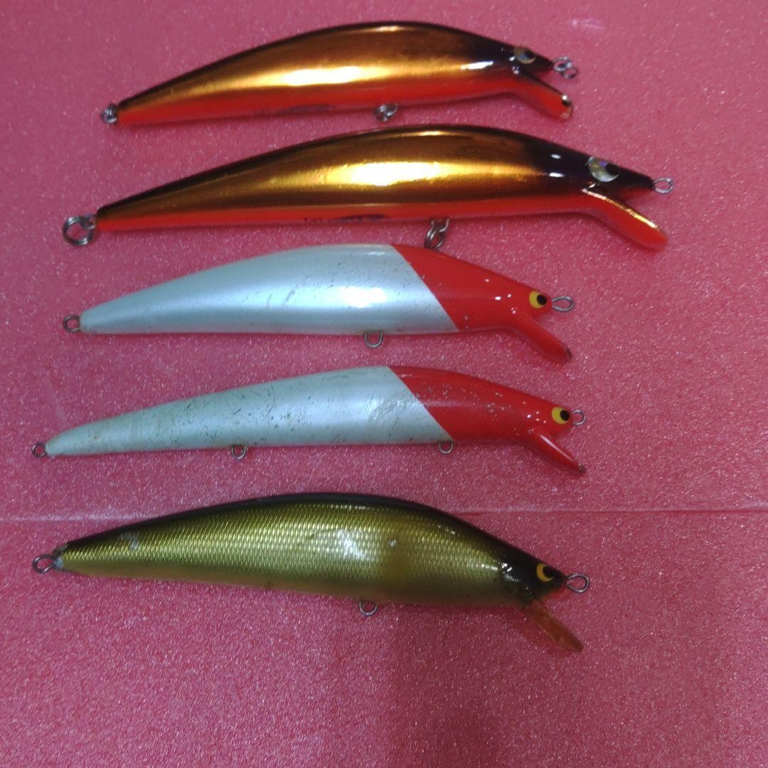 Set of 5 salt minnow plugs - Image 2