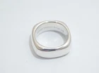 Tiffany & Co. Sterling Silver Square Cushion Ring Size 6"