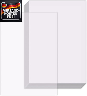 Transparente A4 Papier 50 Blatt für Basteln Skizzieren und Druck