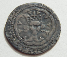 A898 - Henry V Silver Hammered Halfgroat. 1413-22, Class G
