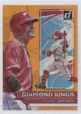 2022 Panini Donruss Diamond Kings Holo Orange Joey Votto #23 14xj