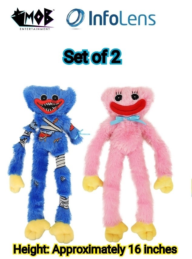 Poppy Playtime Std Plush Toys 6: Buggy Wagi, Kishi Missy Set of 2