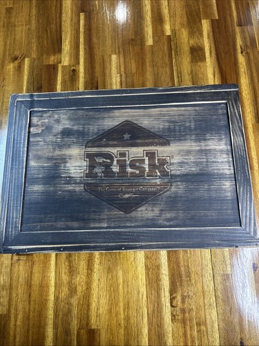 RISK Rustic Wooden 2017 Collector's Edition Board Game Barnwood Box ...
