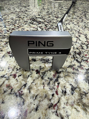 PING Prime Tyne 4 Mallet Putter 35in Right-Handed Silver/Black w/Headcover