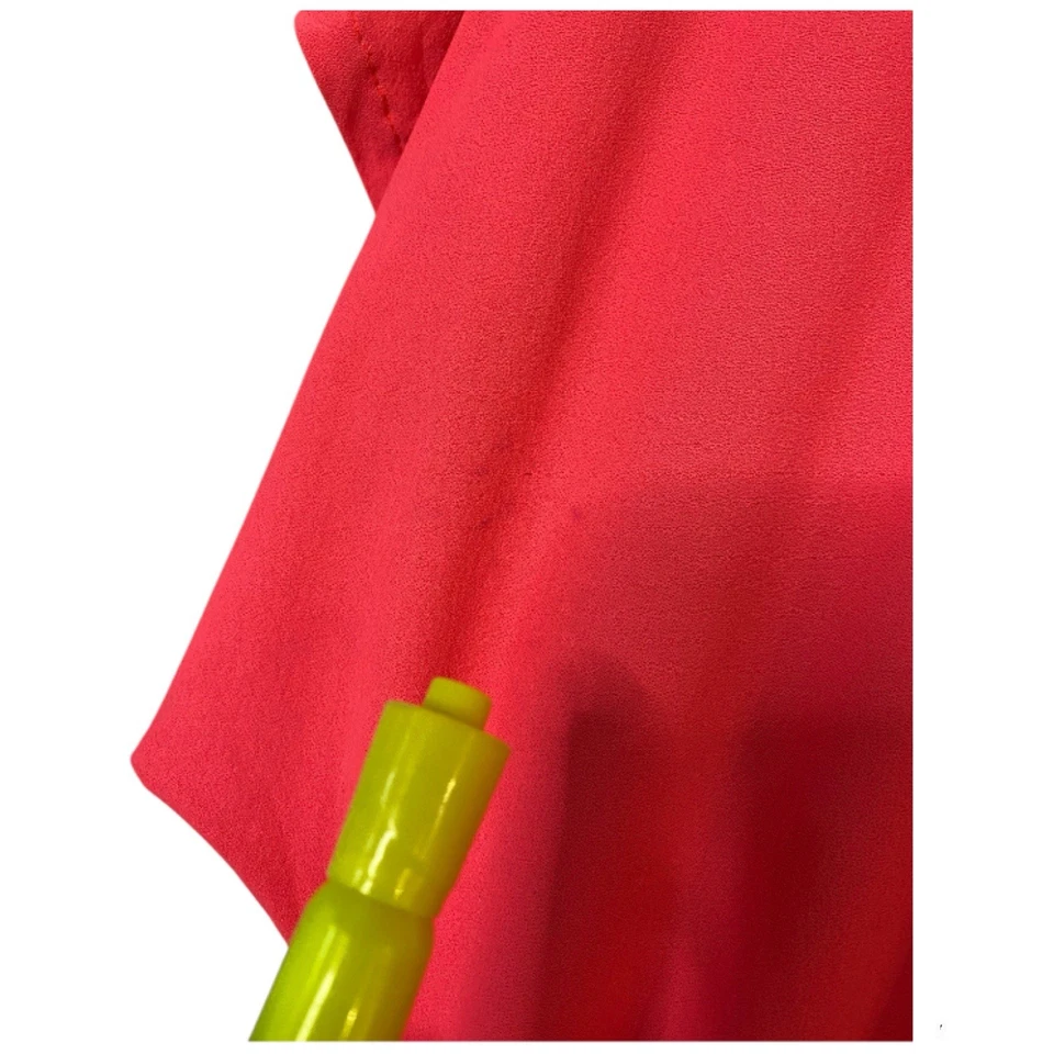 Vestido Luli Fama Lujo Bombshell Rojo Coral South Beach Talla XS Foto 4 de 4