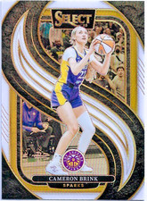 2025 Panini Select WNBA Cameron Brink White Prizm Premier /99 Los Angeles Sparks