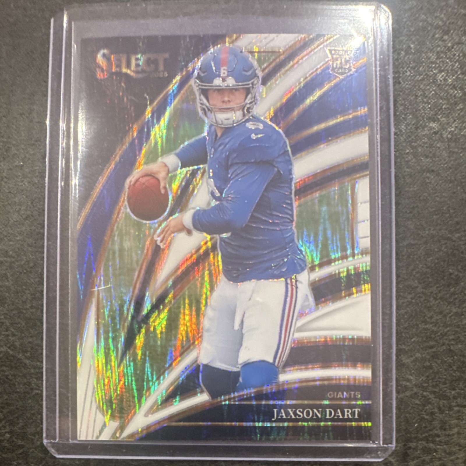 2025 Panini Select Jaxson Dart #93 White Shock Prizm /799 Rookie