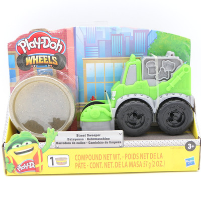 Play-Doh Wheels Street Sweeper Toy & 1 Tub of Play-Doh Compound Age 3+ Hasbro