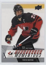 2024 Upper Deck Team Canada Juniors Prospectus Momentous Porter Martone #PM-31