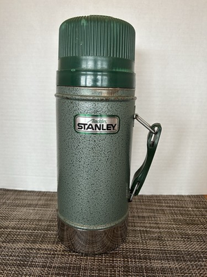 #ad Aladdin Stanley 24oz Wide Mouth Vacuum Thermos Model A 1350B Made In USA Vintage $22.99
