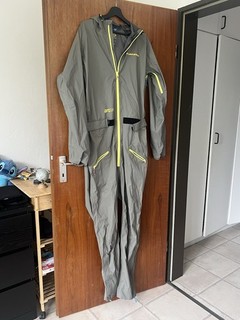 Platzangst DFL Suit MTB Regenanzug Overall Größe XL Rain Protection Grau
