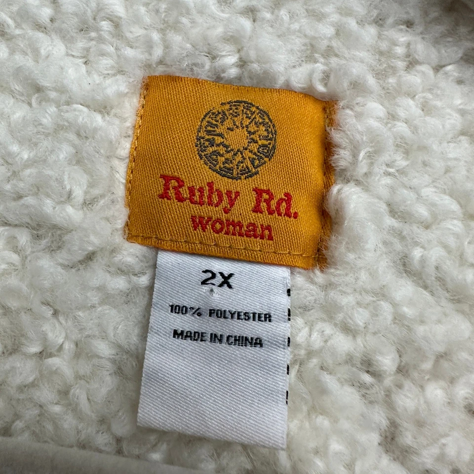 Chaleco Sherpa Mujer Imitación Gamuza Talla 2X Western Cottagecore Boho Capa Acogedora Foto 3 de 4