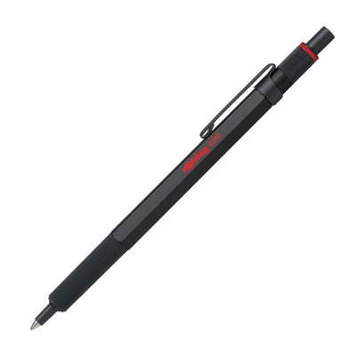 rOtring 600 Ballpoint Pen Medium Point Black Ink 1 Count (Pack of 1), 