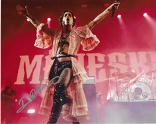 * DAMIANO DAVID * signed 8x10 photo * MANESKIN * FUNNY LITTLE FEARS * COA *