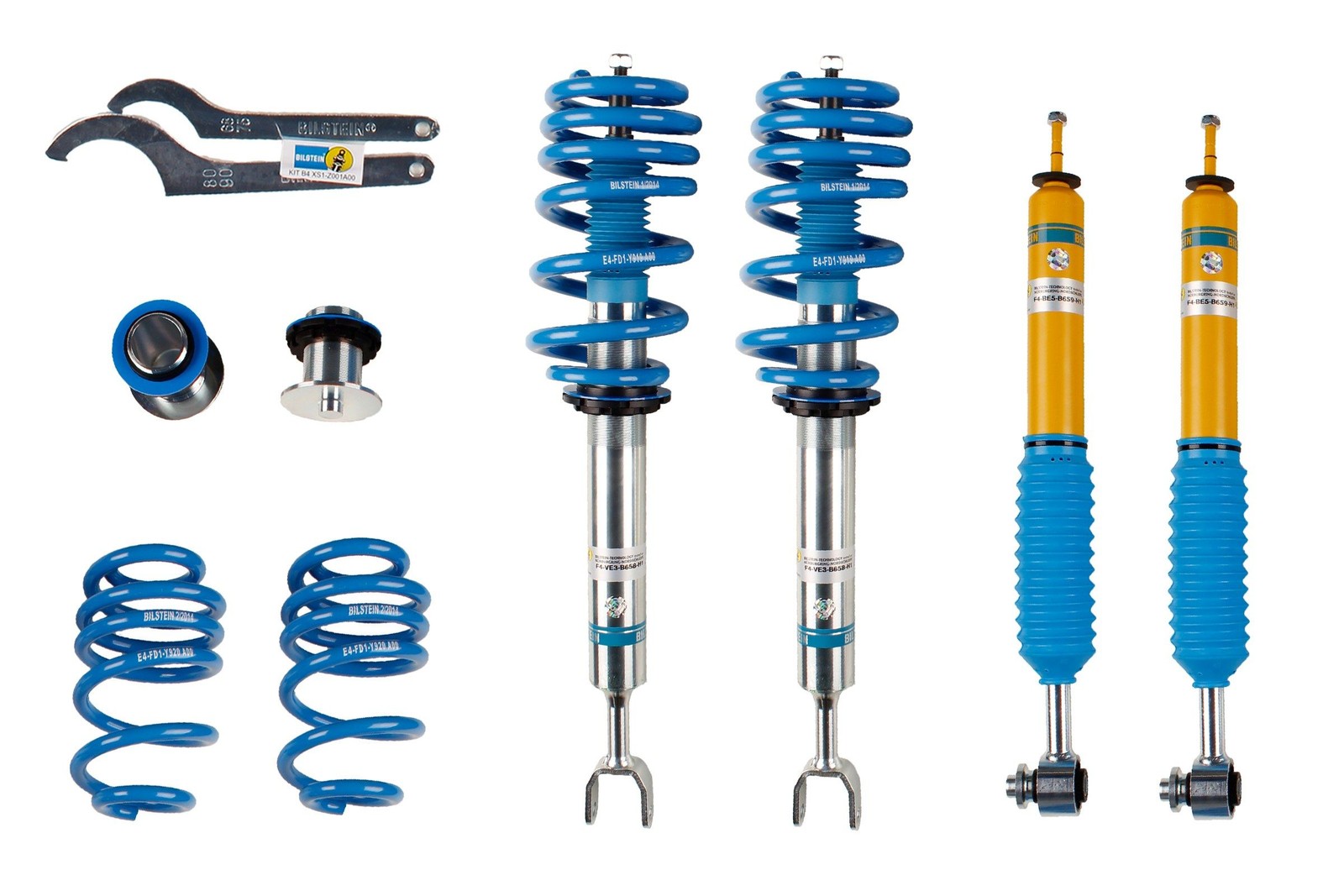 Bilstein B14 Front + Rear Coilover Suspension Kit for AUDI A6 C6 47-116573