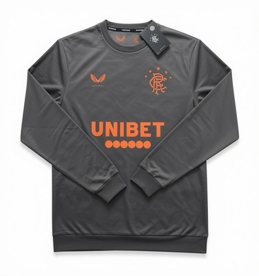 Castore Rangers FC Spieltag Training Sweatshirt Langarm Gr. M Neu mit Etikett UVP 65£