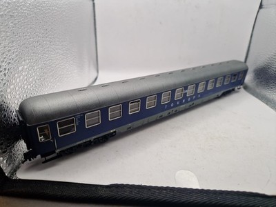 ade Modelleisenbahn Spur H0  Personenwagen Touropa blau Guter Zustand ohne VP 