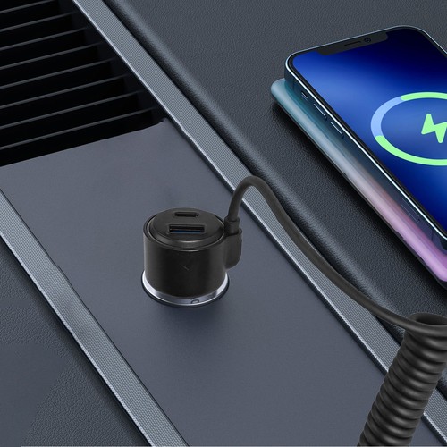 75W Car USB Charger with PD 45W and For QC3 0 for Quick and Safe Charging