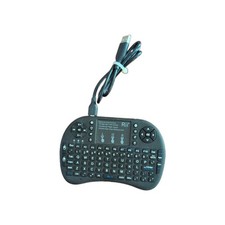 Rii Mini i8 Wireless Mini Keyboard w/ Built-In Touchpad, Black, QWERTY EN