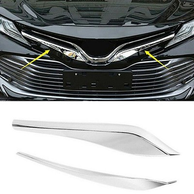 Fit f??r Toyota Camry 2018-2021 L/LE/XLE Chrome Front Upper Grill Cover Trims