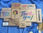 Vintage Wooden Stamps Great For Scrapbooking/Cards. lot Of 12 Celebration/other