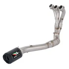 Carbon Fiber Full Exhaust System Pipe For Yamaha MT-09 FZ09 Tracer9 2024 2025