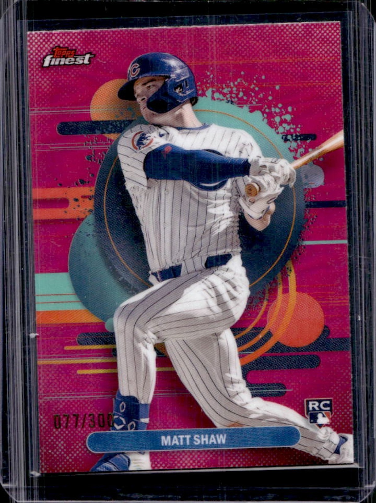 2025 Finest Matt Shaw Uncommon RC Magenta Refractor #/300 Cubs