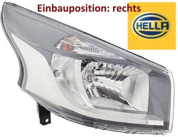 Hella 1EE011410-421 Hauptscheinwerfer Rechts Scheinwerfer FüR Renault-image