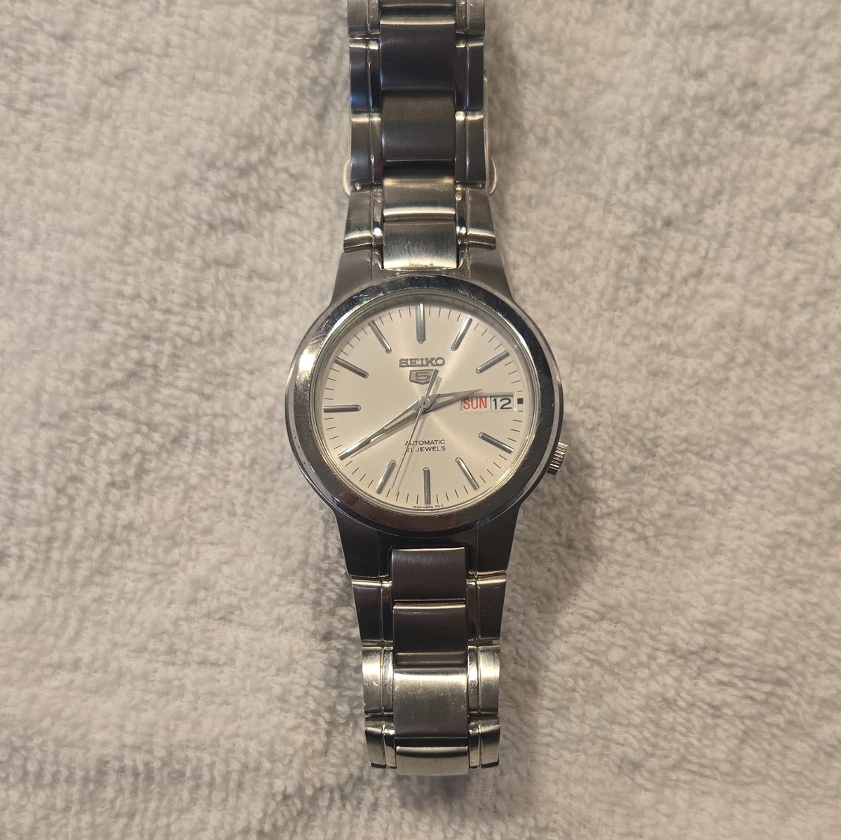 Seiko 5 Mechanical Automatic Wristwatches with 21 Jewels for sale