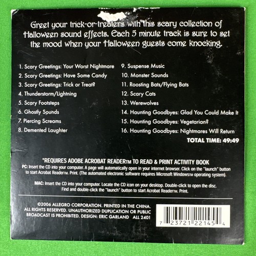 Lot 10 Childrens Kids CDs Disney-Sesame Street-Chicken Soup-Pirates-Sound Effect - Foto 15 di 15