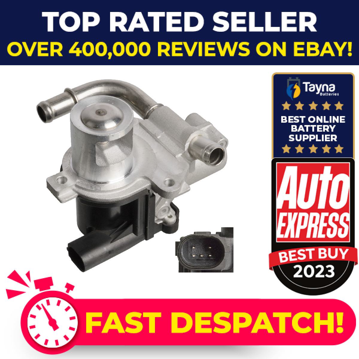 EGR Valve fits DACIA LOGAN KS, LS, Mk2 1.5D 2005 on K9K612 8200846454 Febi New