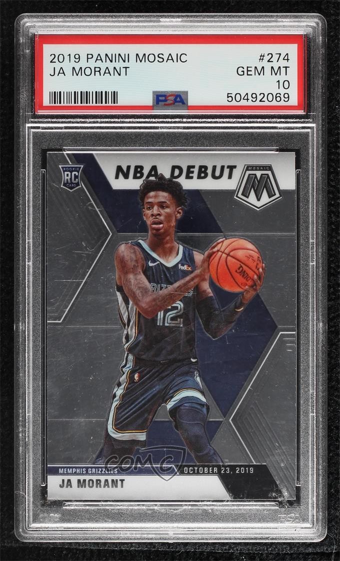 2019 Panini PANINI MOSAIC #274 Ja Morant front