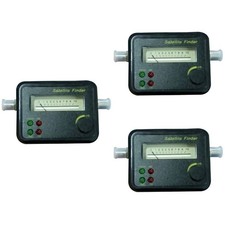 Set of 3 Lcd Screen Meter Display Satellite Signal Strength Digital