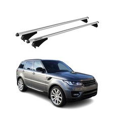 Menabo Dachträger für Land Rover Range Rover Sport L494 2014-2022 75kg Silber 2x