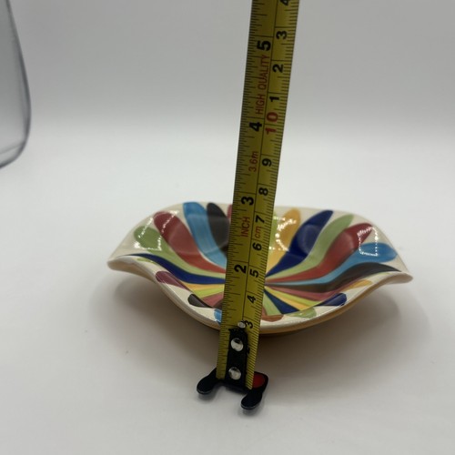 Gail Pittman Tango Pottery Spoon Rest Candy Dish Nut Dish Snack Dish - Picture 6 of 8