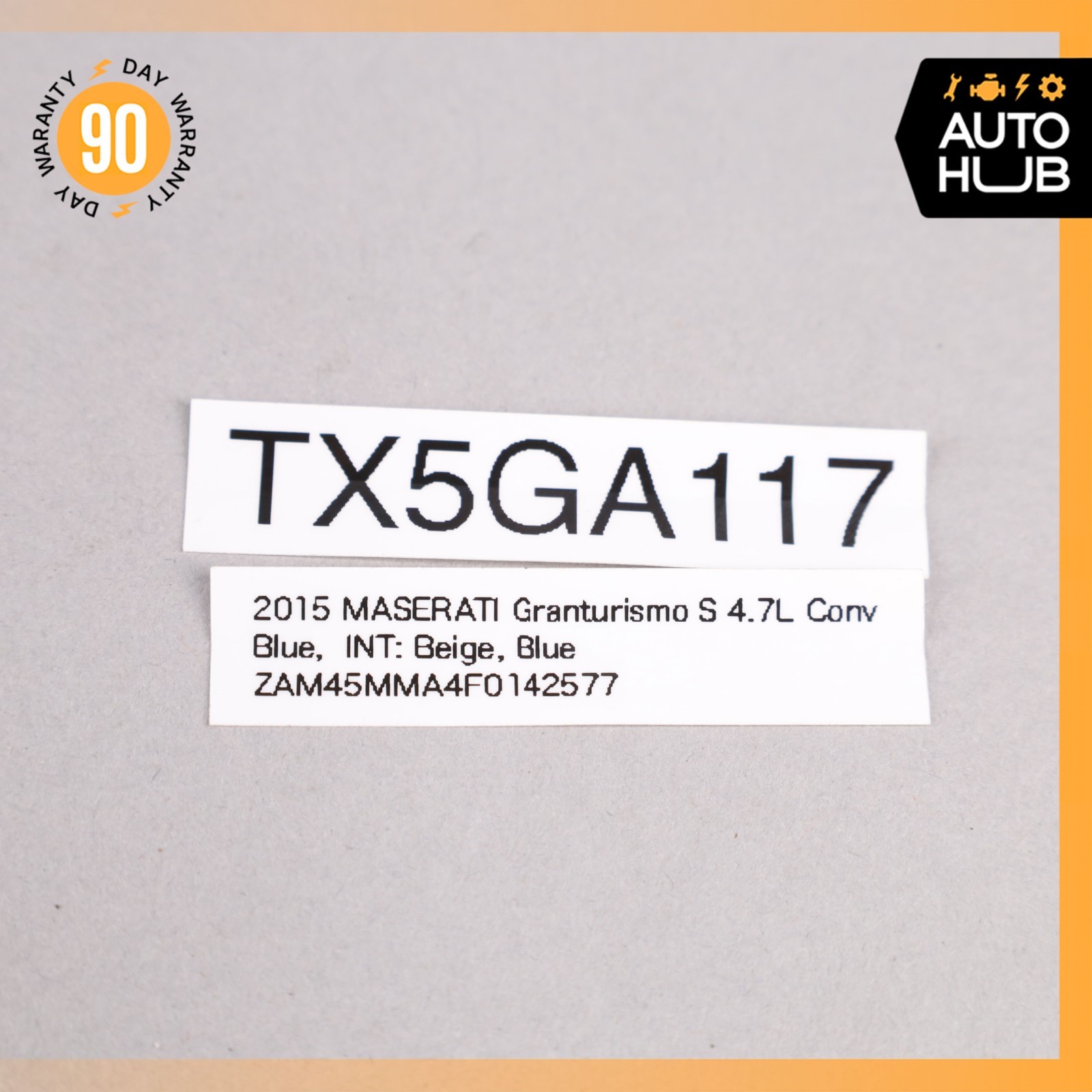 10-19 Maserati GranTurismo M145 Right Side Main Hydraulic Lift Cylinder OEM 47k