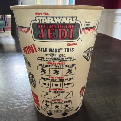 Vintage 1985 Star Wars Return Of The Jedi Game Popcorn Bucket