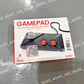 2025 - Atari Gamepad CX78+ & 5FT Extention Cable - for ATARI 2600, 2600+, 7800