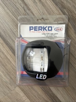 Perko 0170BP0DP3 Port Side Light LED NEW Marine Boat Lights